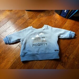 GAP Light Blue Kids Sweatshirt with Mountain Design